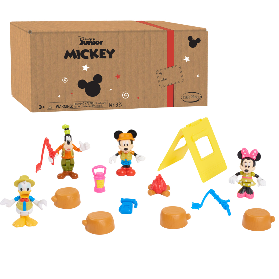 Disney Junior Mickey Mouse Funhouse Camping Figure Set Just Play