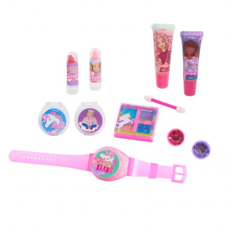 barbie makeup watch set