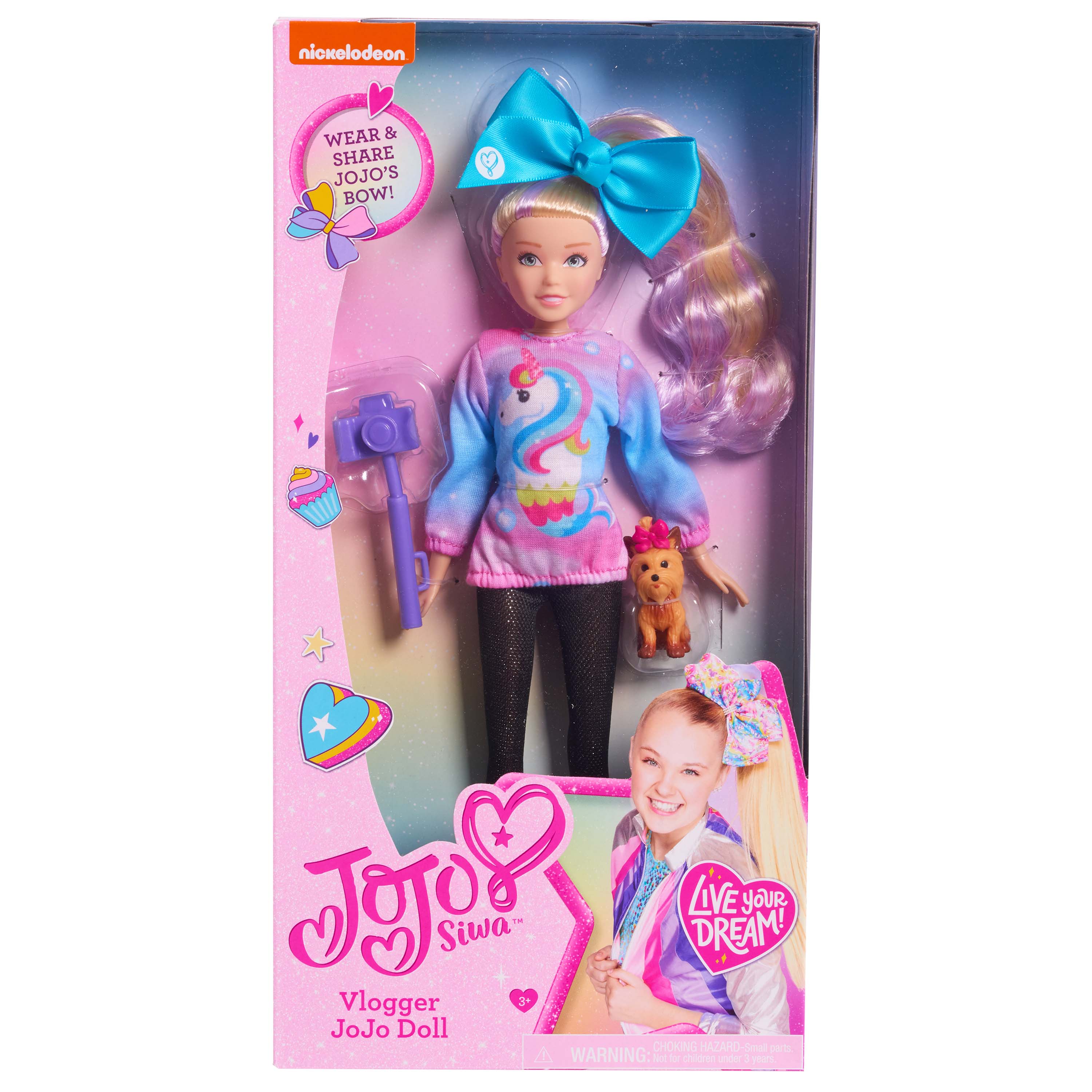 52205_52207 JoJo Siwa Themed Doll Vlogger In Package (1) Just Play