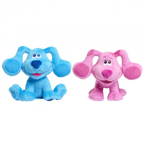 Blue/Pink Dog Blue's Clues & You Beanbag Plush Stuffed animal blues Barking HQ 