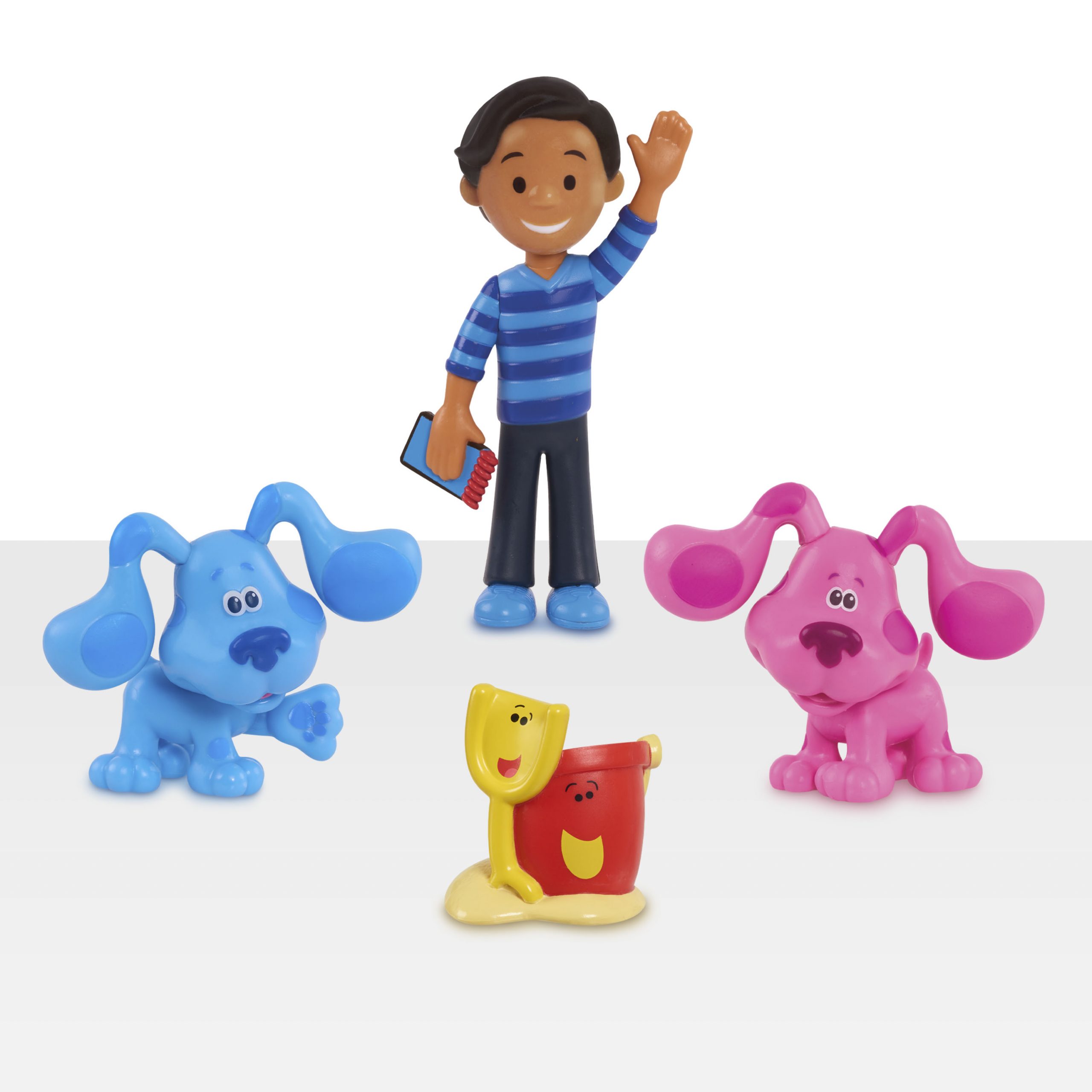 49715_49716- Blues Clues and You Collectible Figure Set- 4 Pack- Out of Pac...