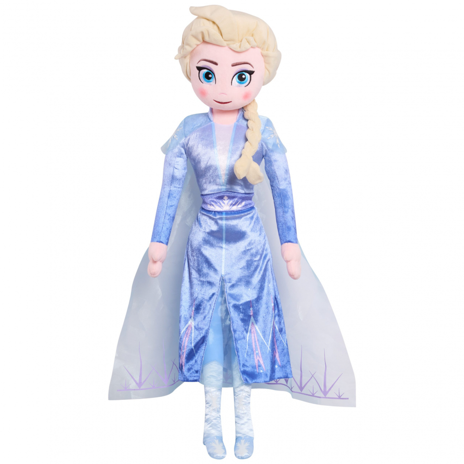 Disney’s Frozen 2 34-Inch Jumbo Singing Light-Up Plush Elsa - Just Play ...