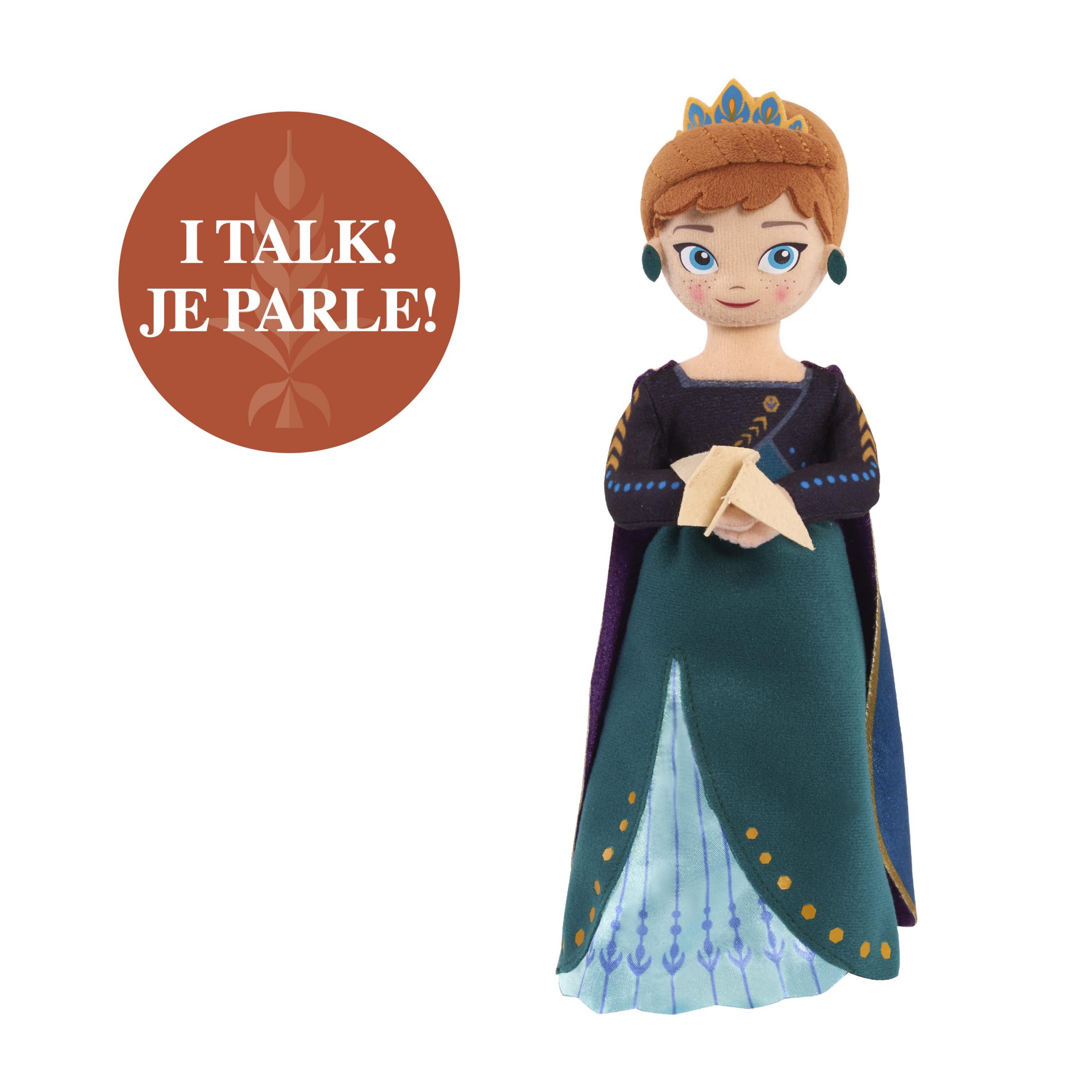 disney frozen 2 talking small plush anna