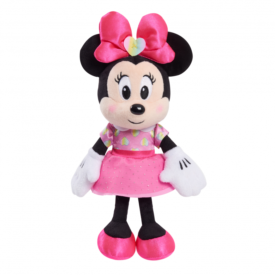 Disney Junior Minnie Mouse Small Hearts Beanbag Plush - Just Play ...