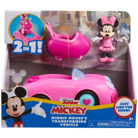 Disney Junior Mickey Mouse Funhouse Transforming Vehicle, Minnie Mouse ...