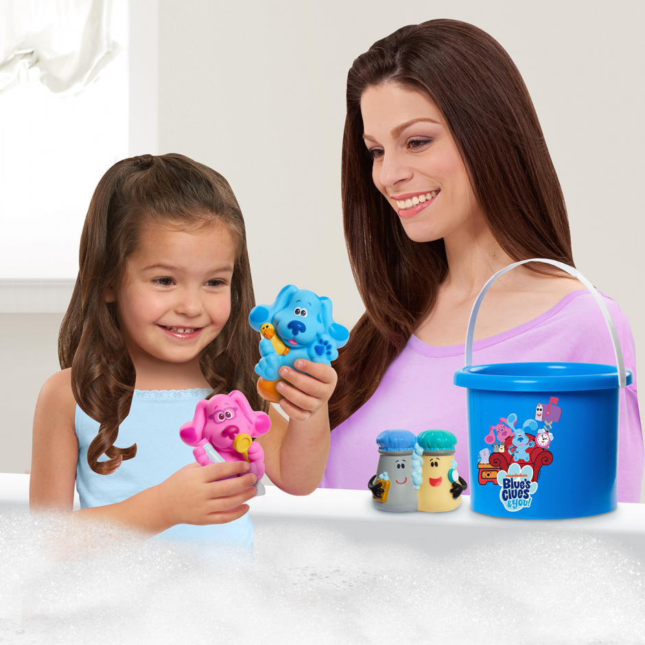 Blue's Clues & You! Bath Bucket Just Play Toys for Kids of All Ages