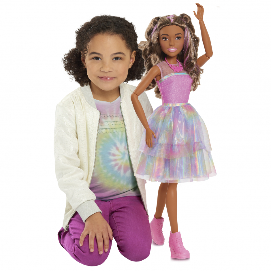 Barbie 28-Inch Tie Dye Style Best Fashion Friend - Just Play | Toys for