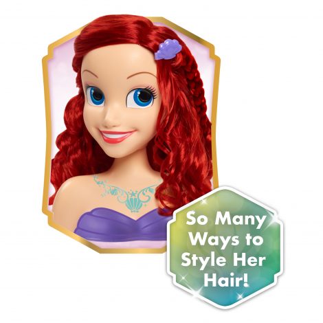 Disney Princess Ariel Styling Head - Just Play | Toys for Kids of All Ages
