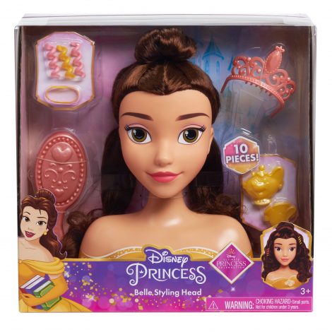 JP Disney Styling Disney Princess Belle Deluxe Styling Head 