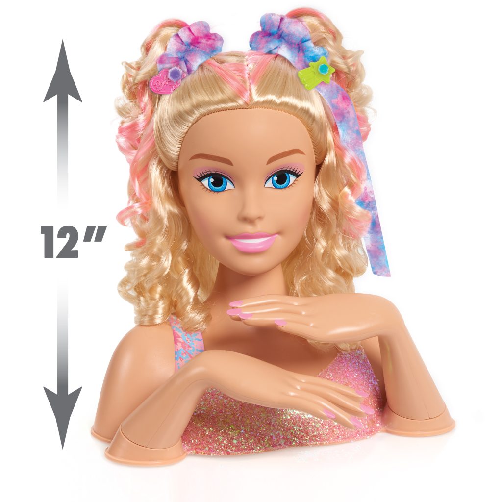 63651- Barbie Deluxe Styling Head- Blonde- Scale - Just Play | Toys For ...