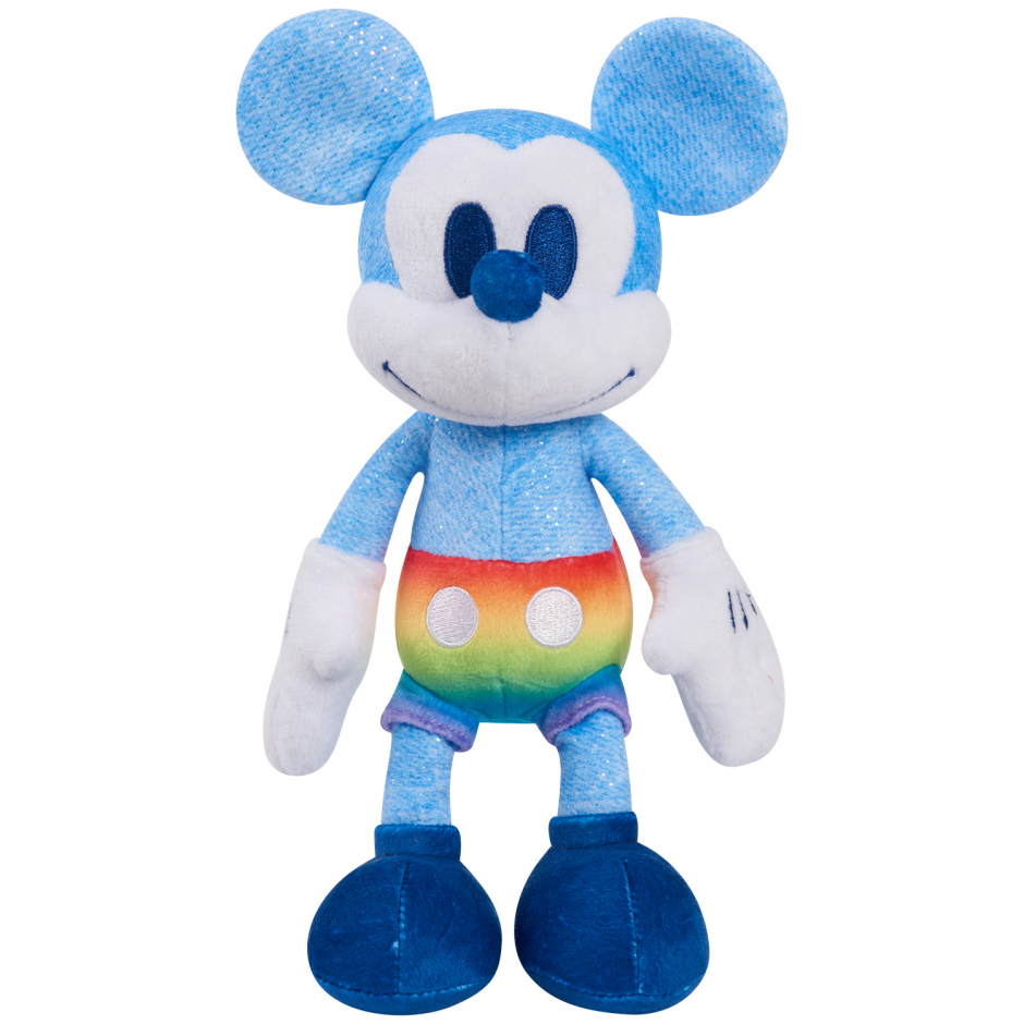 Disney Standard Pride Small Plush Mickey Just Play Toys for Kids of All Ages