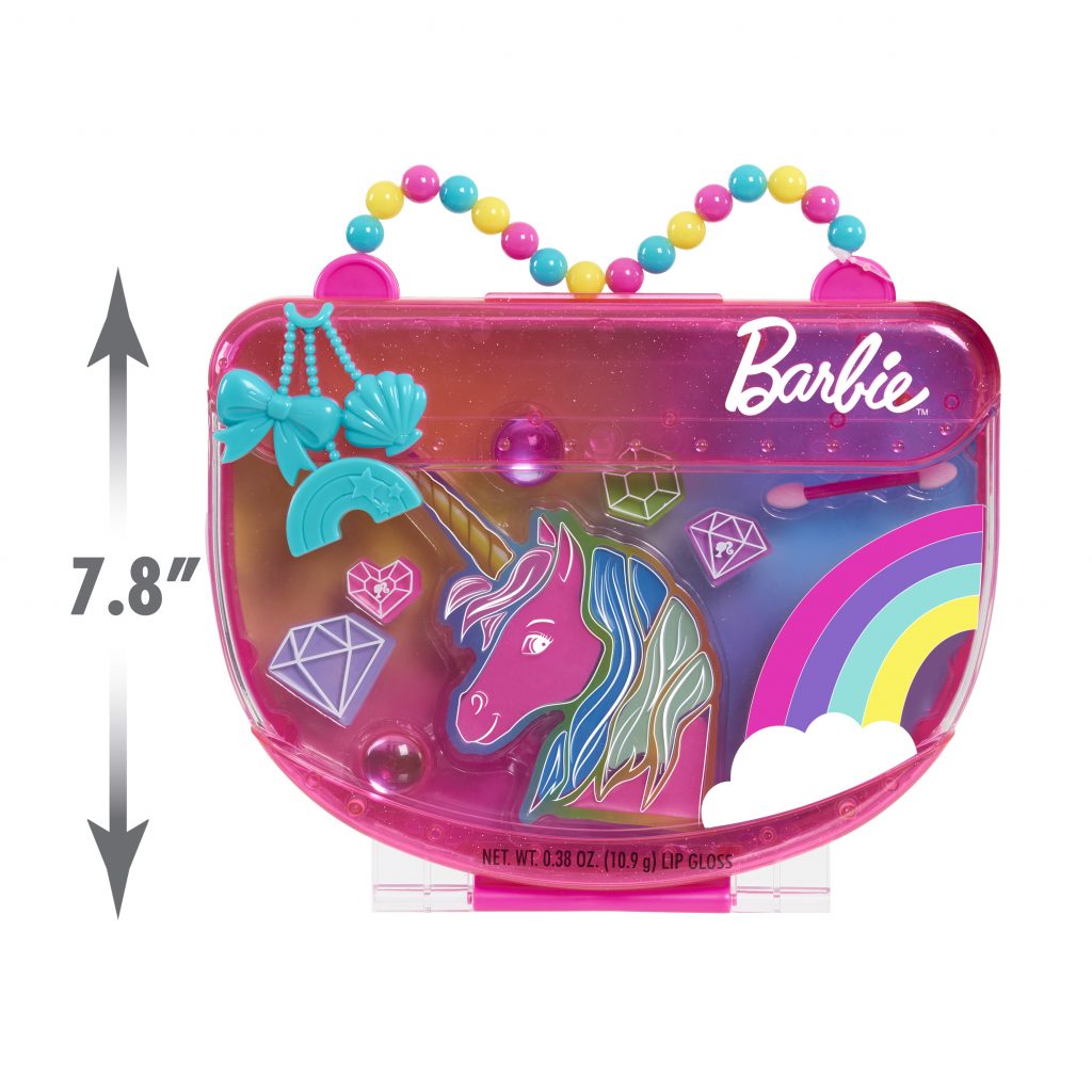 83855_83879 Barbie Purse Perfect Makeup Case Scale Just Play Toys for Kids of All Ages