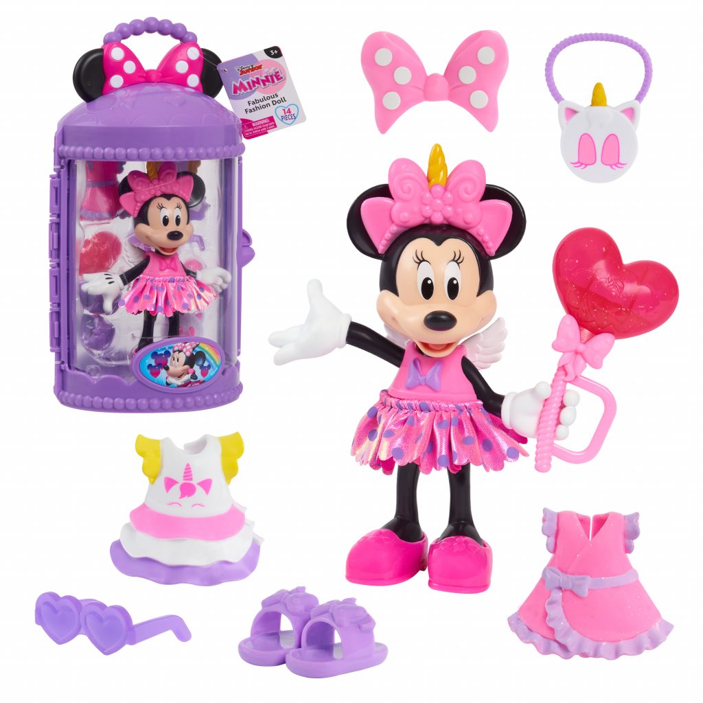 89940_89942- Minnie Mouse Fashion Doll with Case- Unicorn- Hero - Just ...