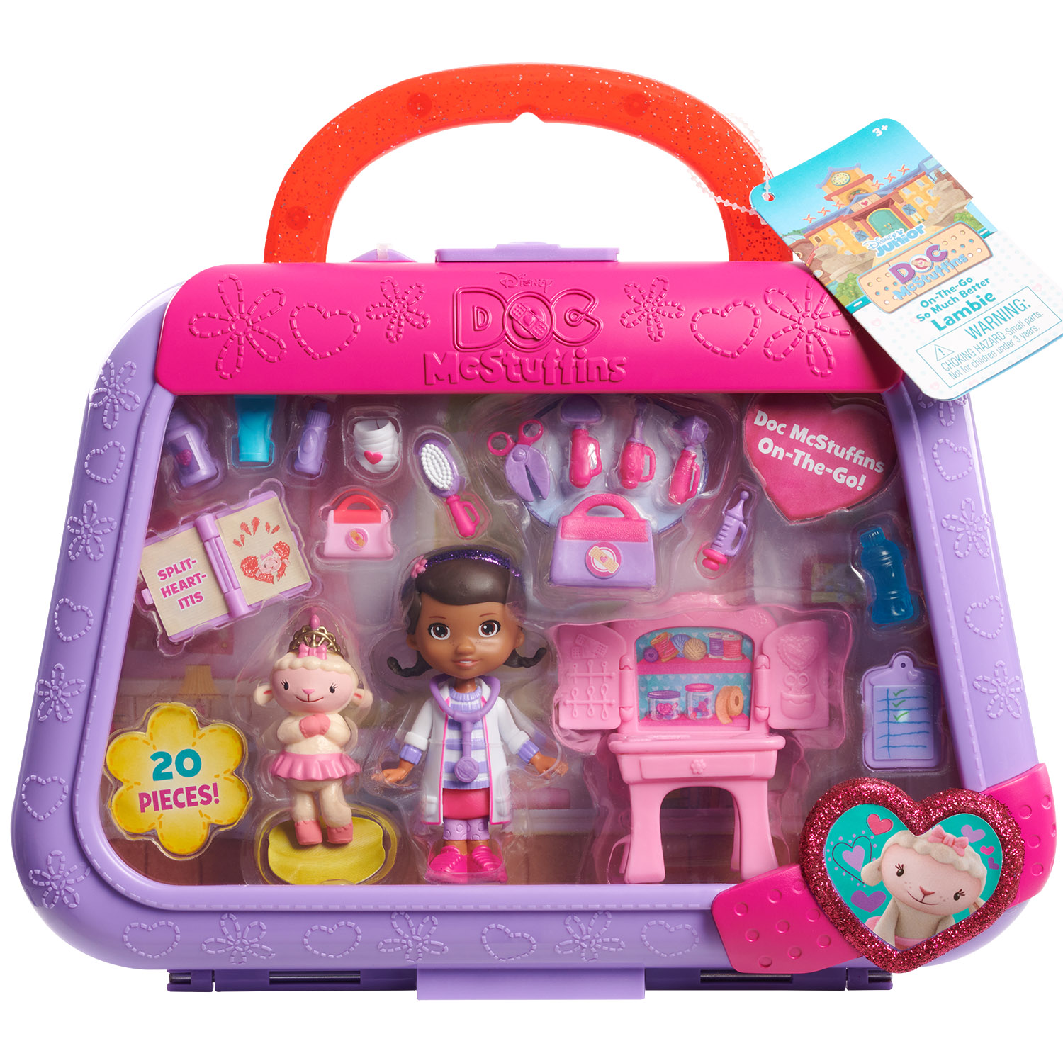 90816 Doc Mcstuffins On The Go Lambie Playset In Package 1 Just