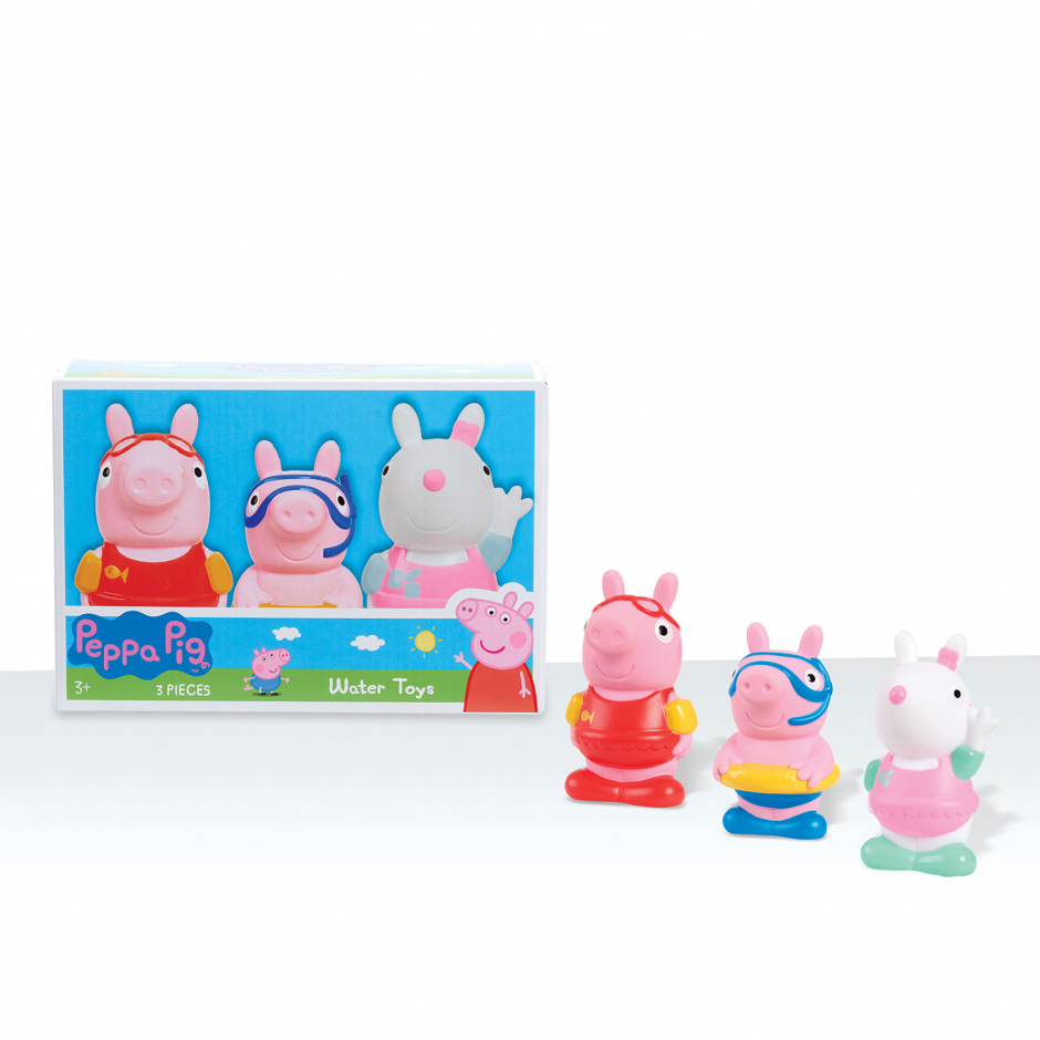 Peppa Pig Bath Toys 3-piece Set - Just Play 