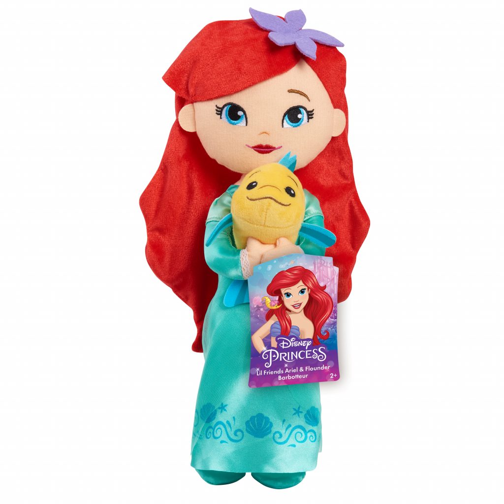 30815_30817 Disney Princess Lil Friends Plush Ariel & Flounder In