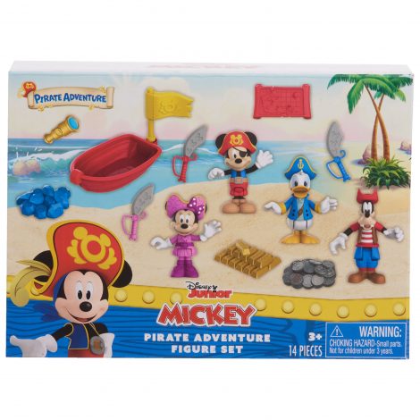 Disney Junior Mickey Mouse Pirate Adventure Figure Set - Just Play