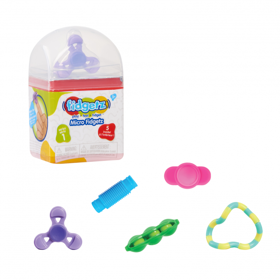 Fidgetz 5Piece Micro Fidgets in Capsule Just Play Toys for Kids of All Ages