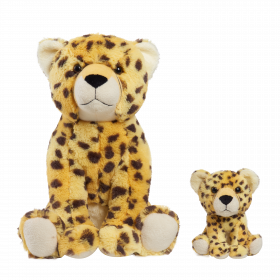 National Geographic Kids Large Plush Cheetah and Cub - Just Play | Toys