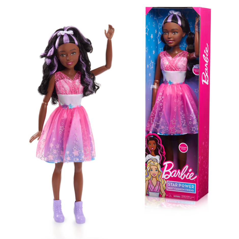 Barbie 28-inch Best Fashion Friend Star Power Doll - Just Play | Toys ...