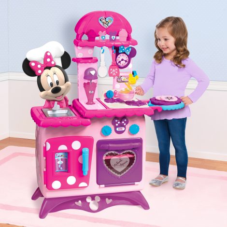 Disney Junior Minnie Mouse Flipping Fun Pretend Play Kitchen Set