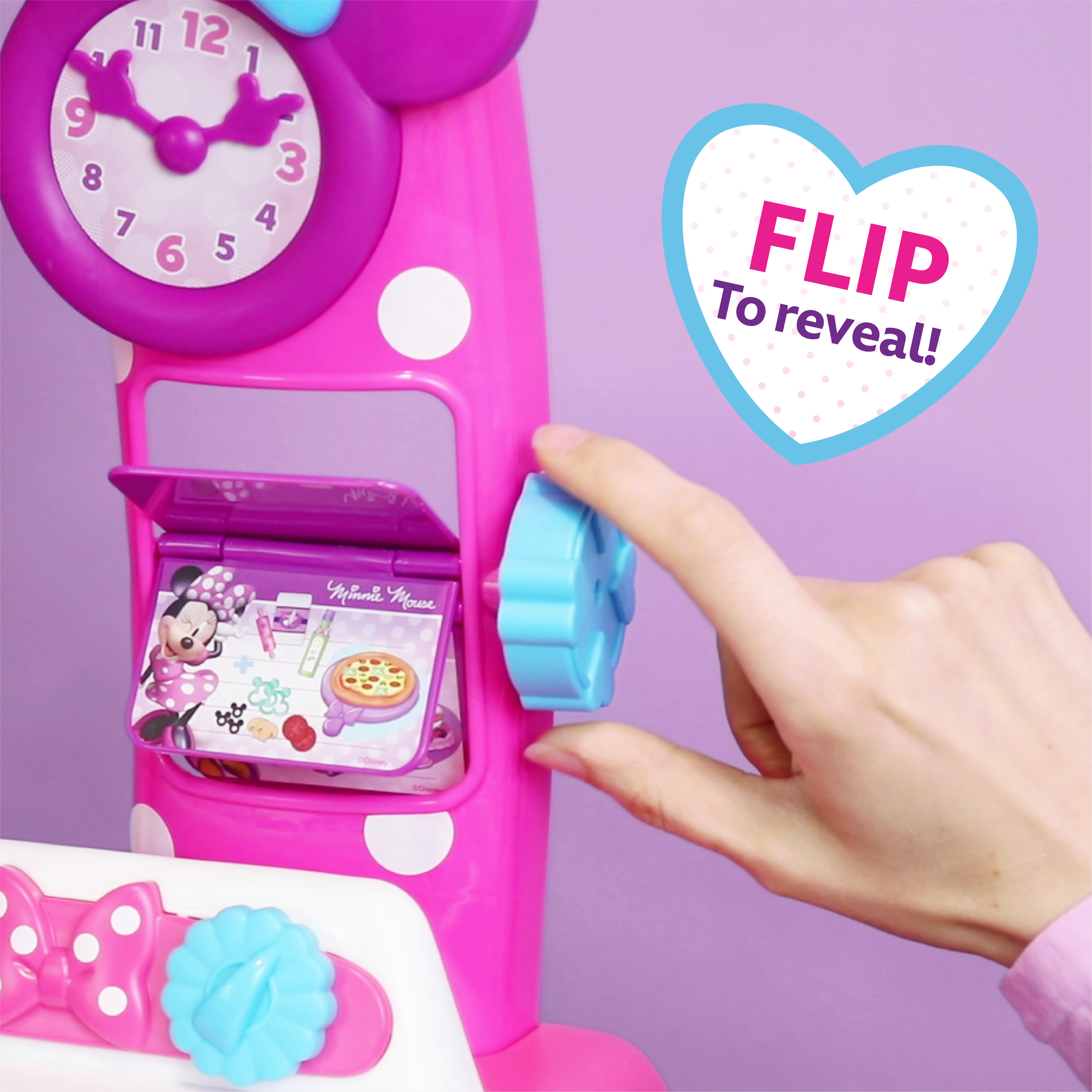 89726 Minnie Flipping Fun Kitchen Social 2 Just Play Toys For   89726 Minnie Flipping Fun Kitchen Social 2 