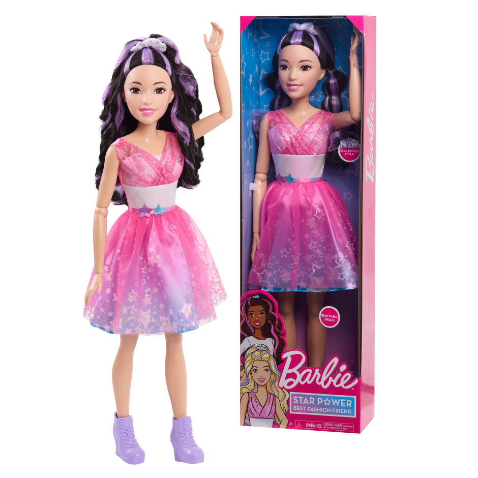 Barbie 28-Inch Best Fashion Friend Star Power Doll - Just Play | Toys