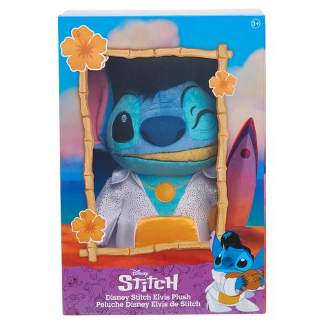 Disney Stitch Elvis Plush - Just Play | Toys for Kids of All