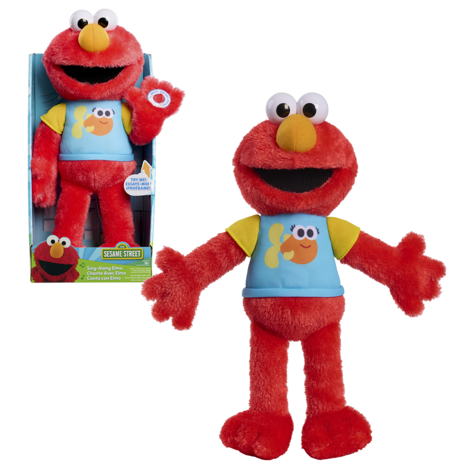 Sesame Street Sing-Along Plush Elmo - Just Play | Toys for Kids of All Ages