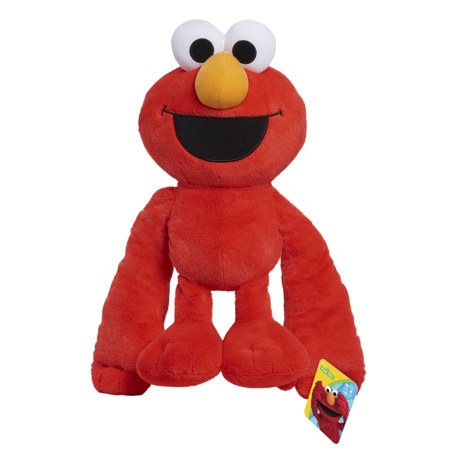 sesame street telly monster and elmo plush