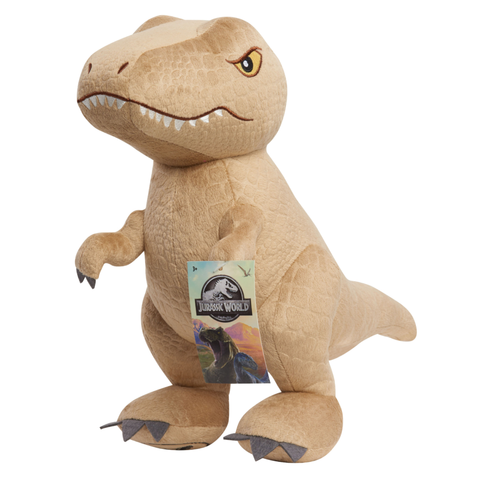 Jurassic World Large T-Rex Plush - Just Play | Toys for Kids of All Ages