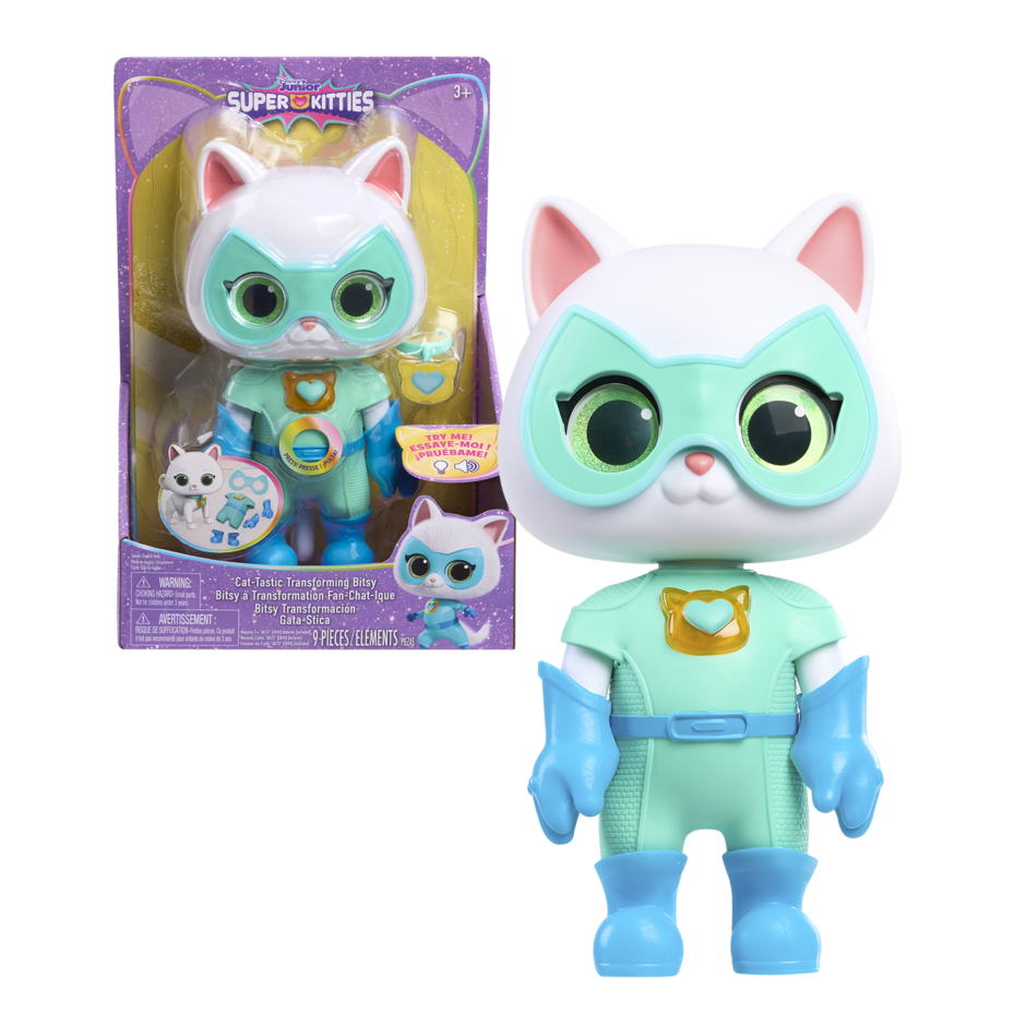 Disney Junior SuperKitties Cat-Tastic Transforming Bitsy - Just Play ...