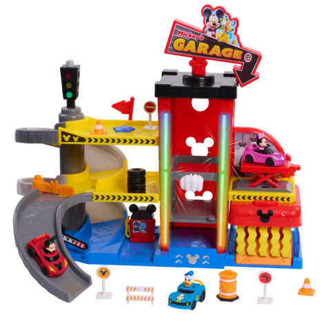 Disney Junior Mickey Mouse Ready to Race Garage Just Play Toys for Kids of All Ages