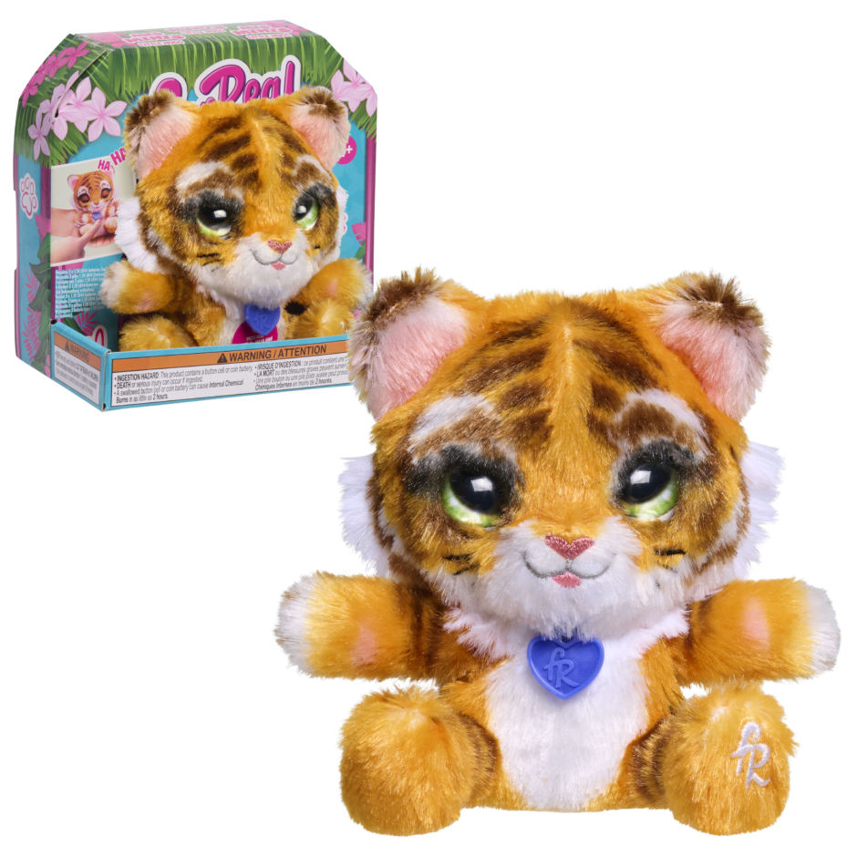 furReal My Minis Little Hugs Tiger - Just Play | Toys for Kids of All Ages