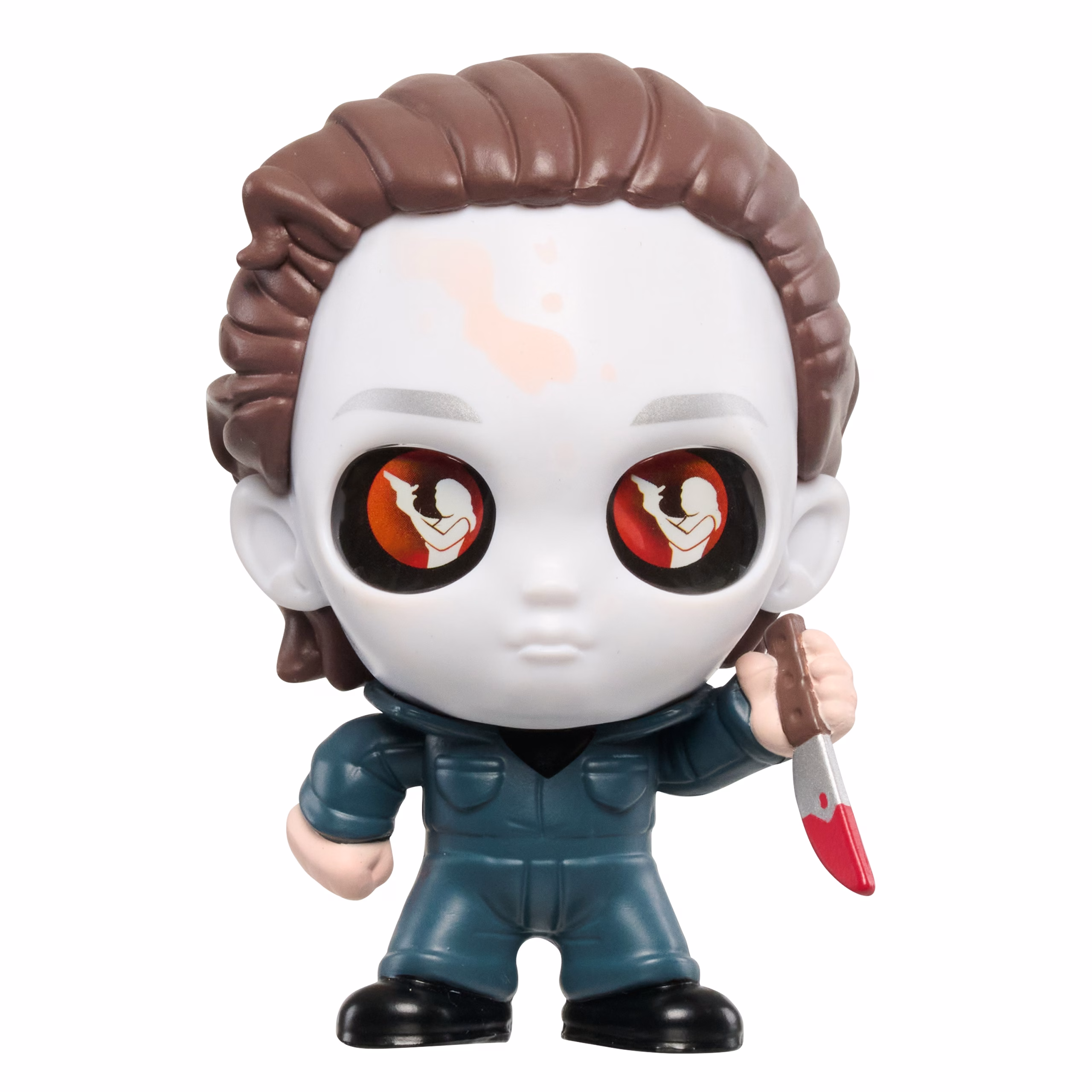 Tiny Nightmares Black Light Edition Collectible Chucky Figure