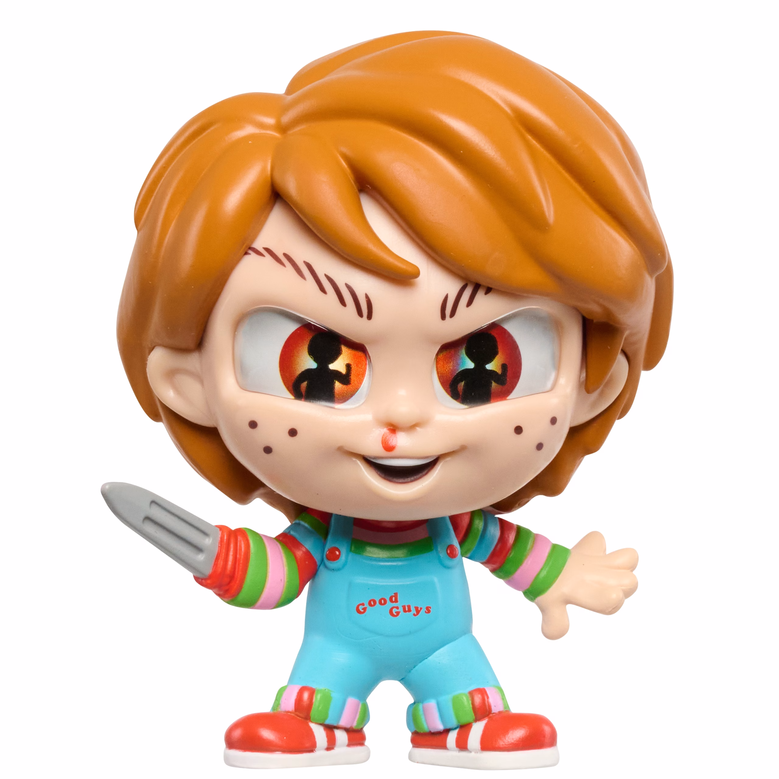 Tiny Nightmares Black Light Edition Collectible Chucky Figure