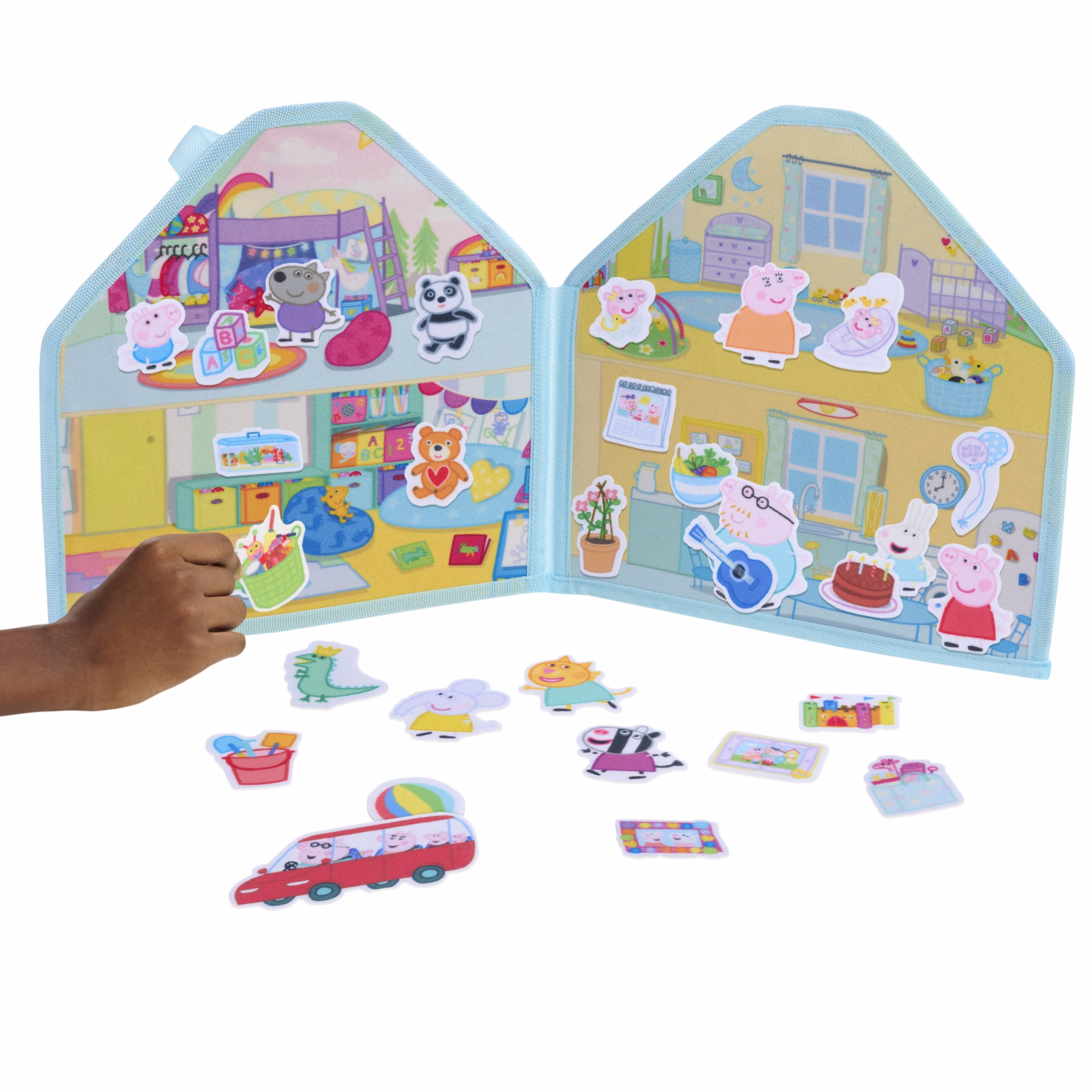 Peppa Pig Felt Play scene