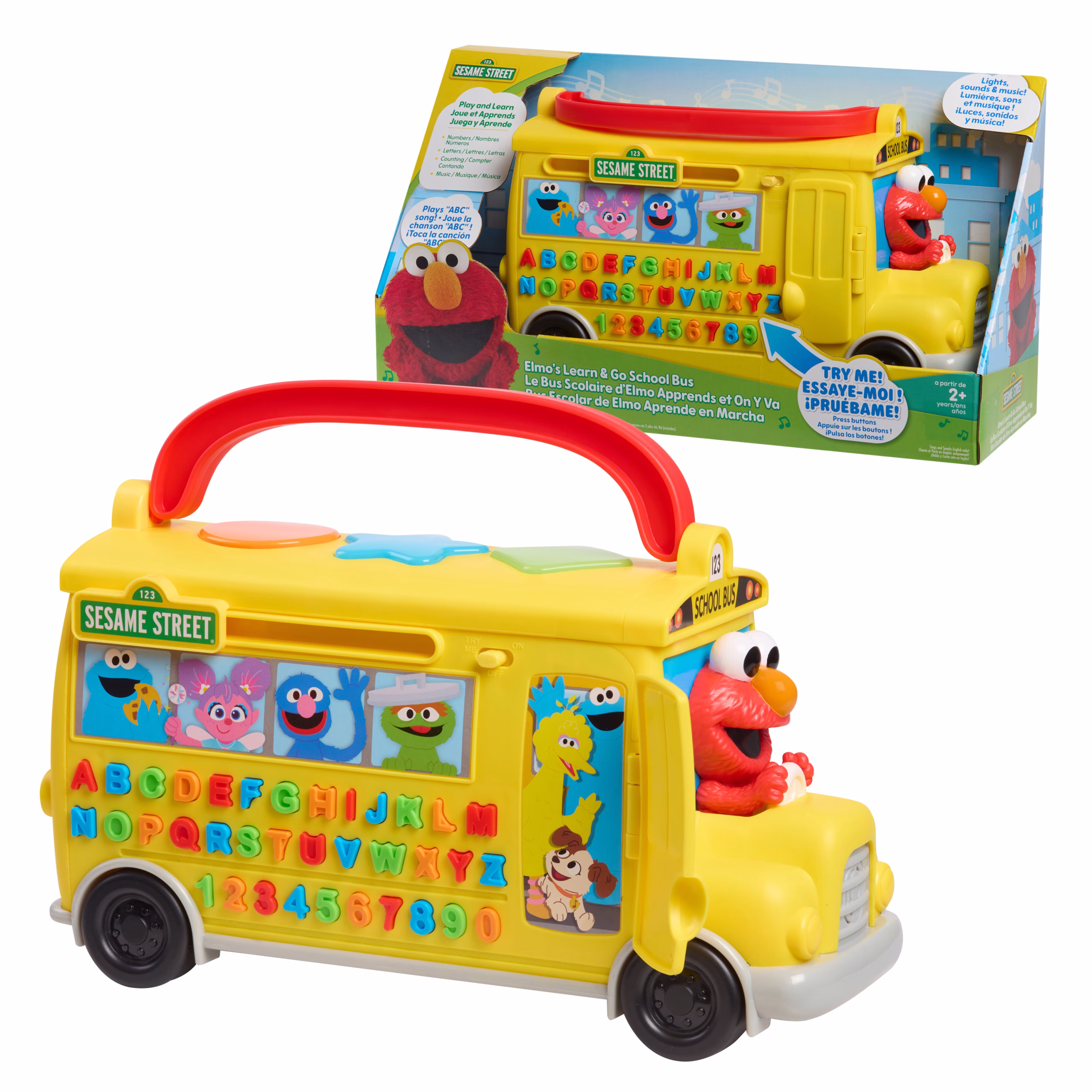 Sesame Street Elmo’s Learn & Go School Bus