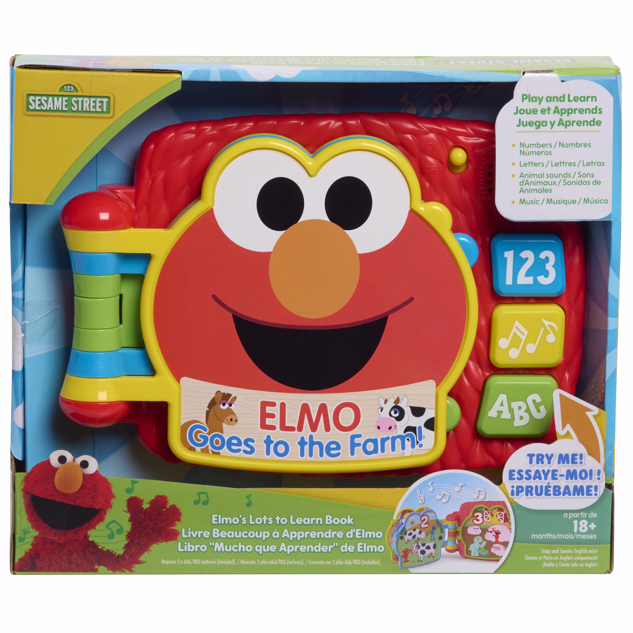 Sesame Street Elmo’s Lots to Learn Book