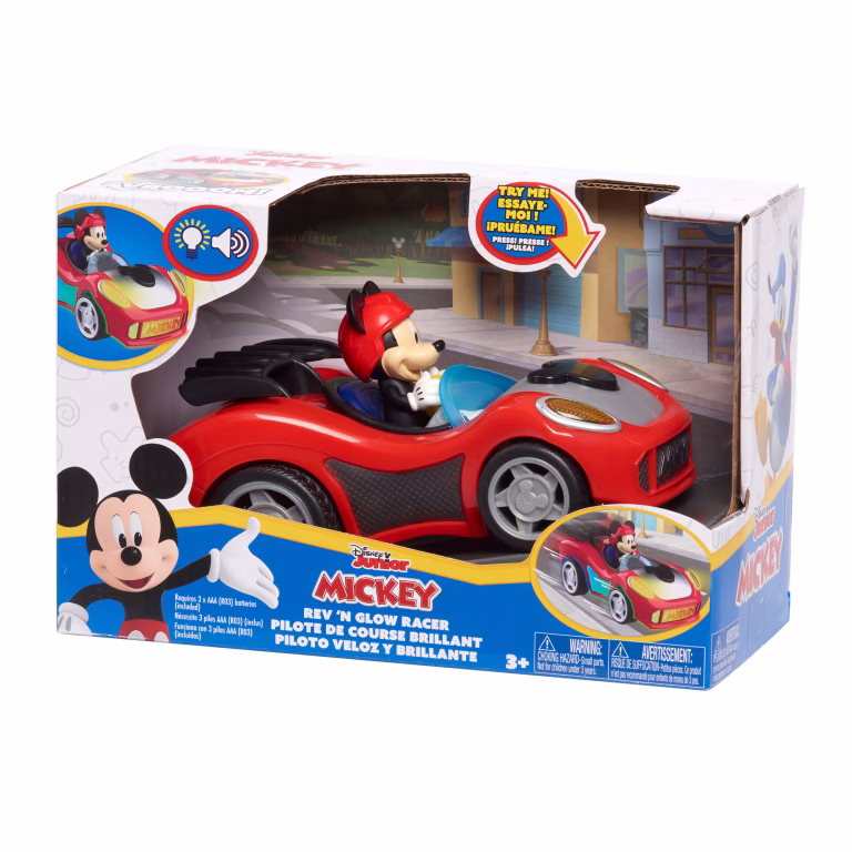 Disney Junior Mickey Mouse Rev ‘n Glow Racer