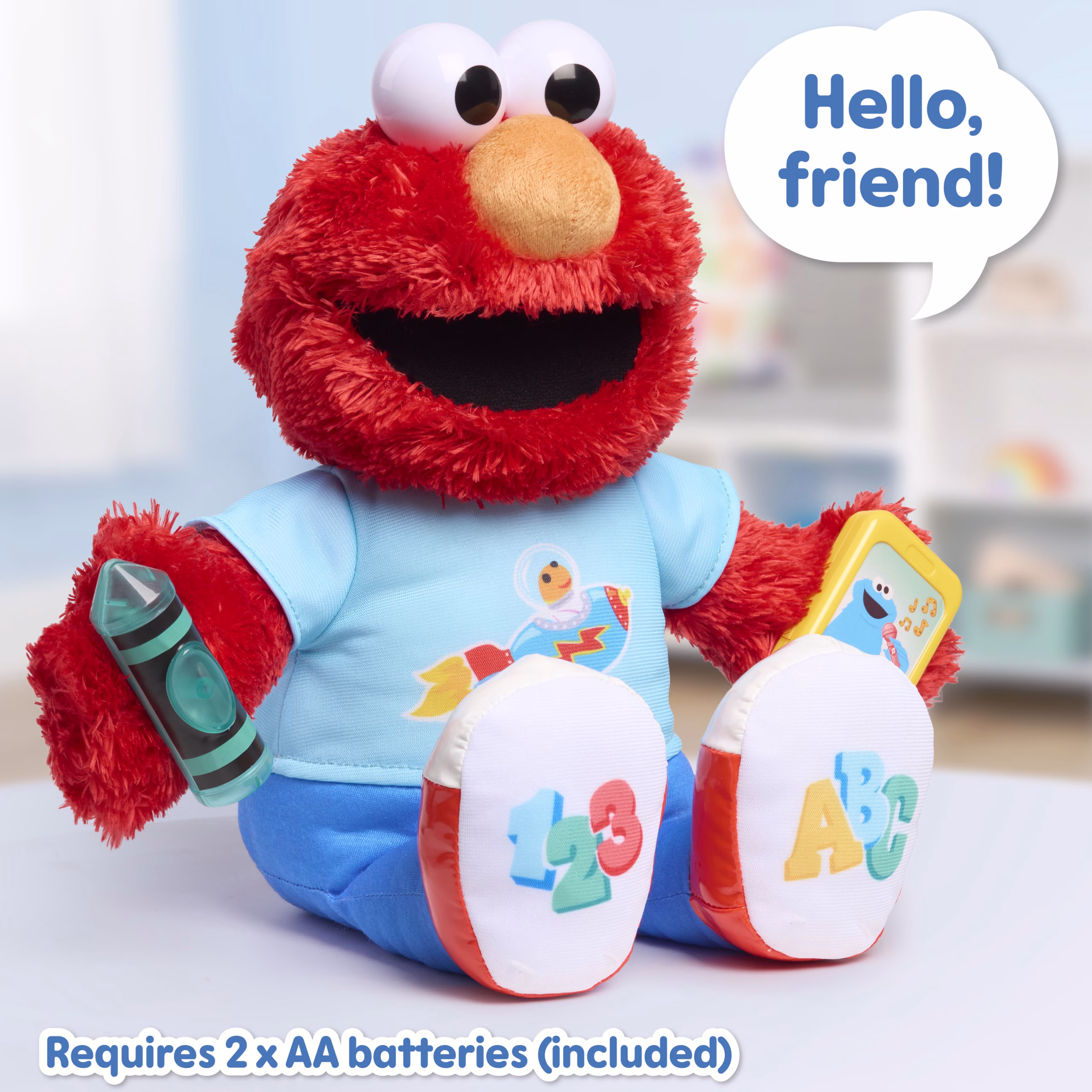 Sesame Street Plush Learning Elmo