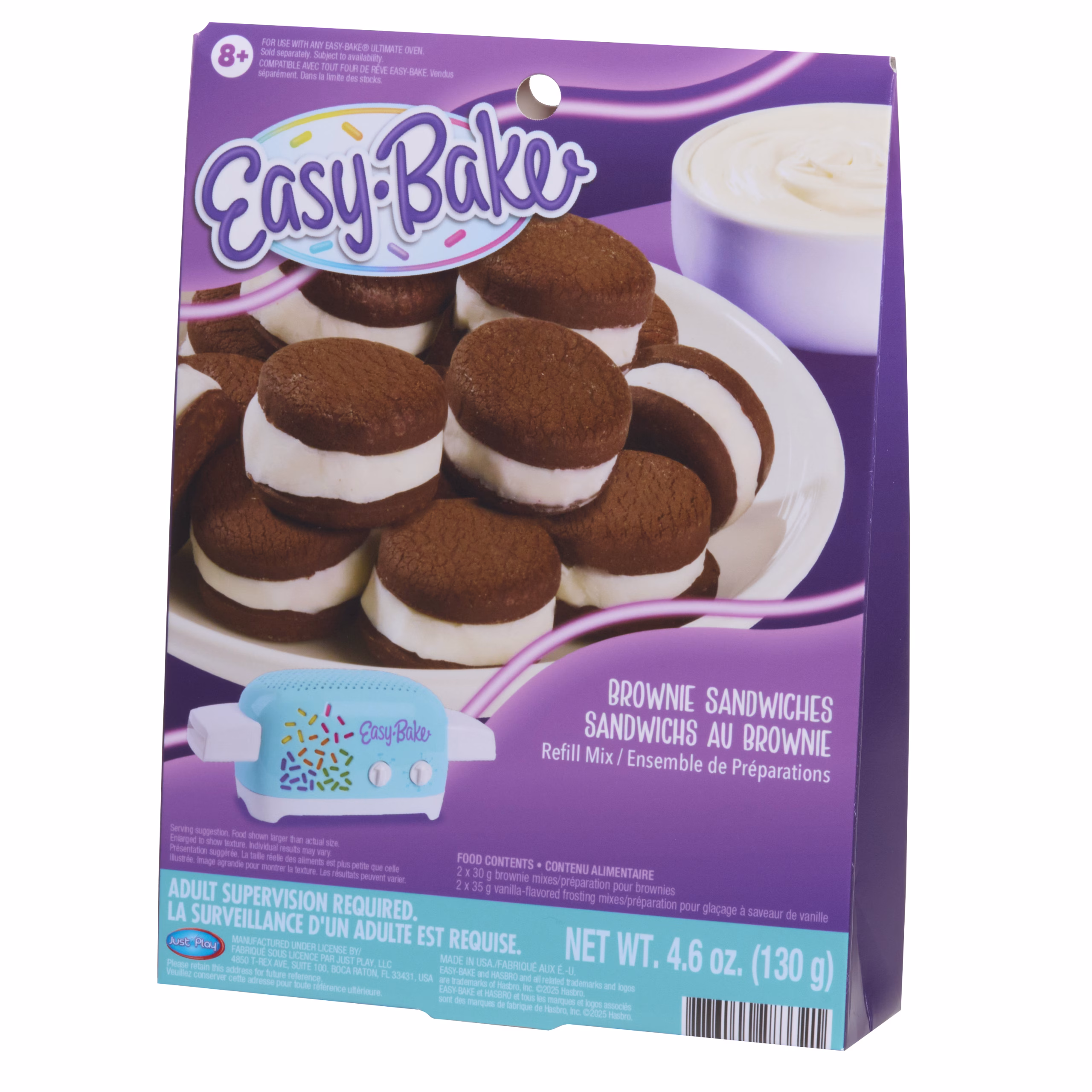Easy-Bake Ultimate Oven Toy Refill Mix, Bake Shop Sprinkle Brownies Refill Mix